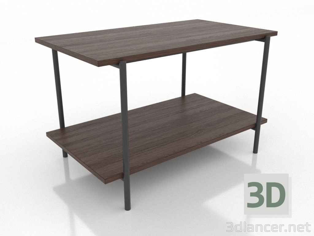3d model Coffee table 1,800 mm (dark walnut) - preview 3d model Coffee table 1,800 mm (dark walnut) - preview