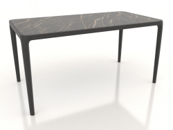 Mesa Casauri com grés porcelânico 1500x800 mm (Carvalho preto, opção 2)