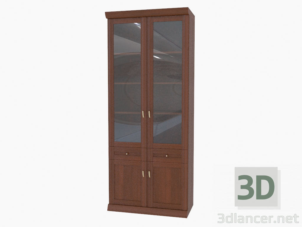3D Modell Bücherregal für Schrank (261-08) - Vorschau
