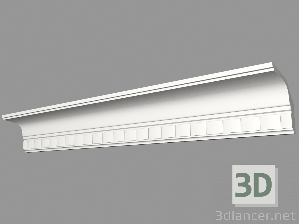 modello 3D Grondaia modellata (КФ36) - anteprima