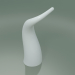3D modeli Heykelcik Seramik Corno (H 120cm, Beyaz) - önizleme