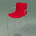 3d model Chair 0287 (on rails with armrests, polypropylene PO00104) - preview