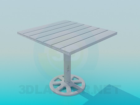 3d model Table of planks - preview 3d model Table of planks - preview