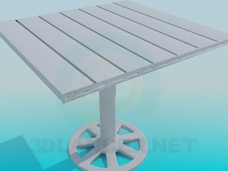 3d model Table of planks - preview 3d model Table of planks - preview