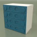 3d model Chest of drawers (Turquoise) - preview