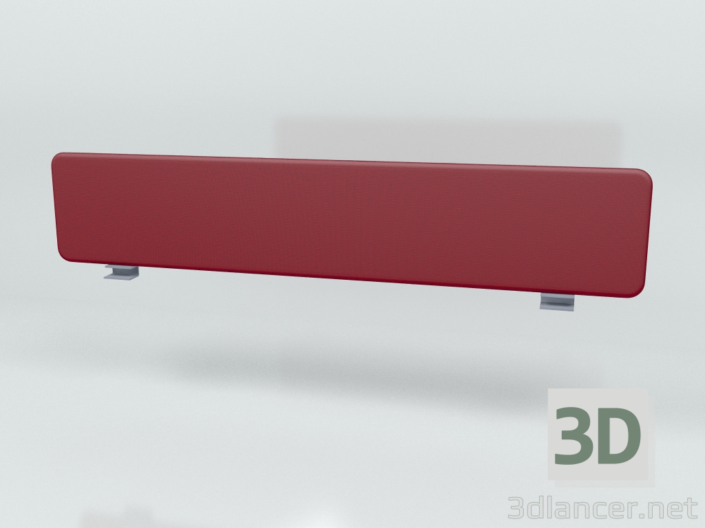 3 डी मॉडल ध्वनिक स्क्रीन डेस्क सिंगल ट्विन ZUT18 (1790x350) - पूर्वावलोकन
