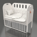 3d model Children's bed XXS (option 1) - preview