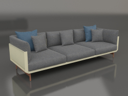 3-Sitzer-Sofa (Gold)