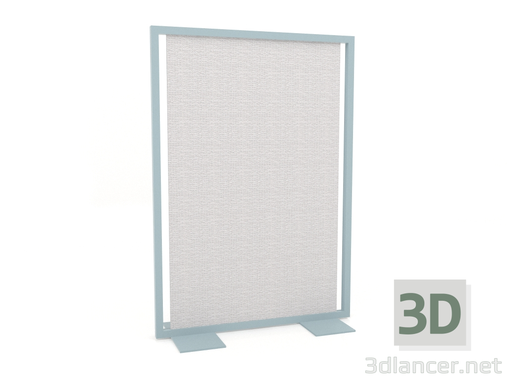 3D Modell Bildschirmtrennwand 120x170 (Blaugrau) - Vorschau