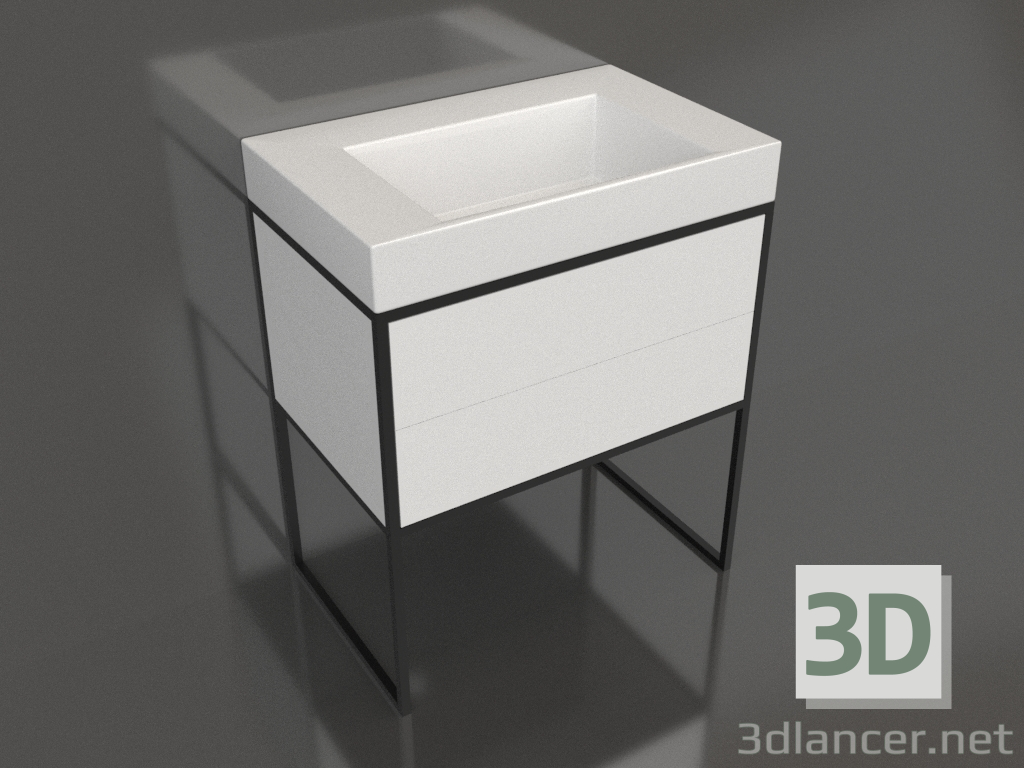 3d model Floor cabinet 70 cm (LOG0107N) - preview