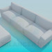 3d model Sofa and banquette - preview