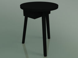 Table d'appoint avec tiroir (45, noir)