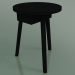 modèle 3D Table d'appoint avec tiroir (45, noir) - preview