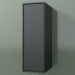 3d model Wall cabinet with 1 door (8BUABDD01, 8BUABDS01, Deep Nocturne C38, L 24, P 36, H 72 cm) - preview