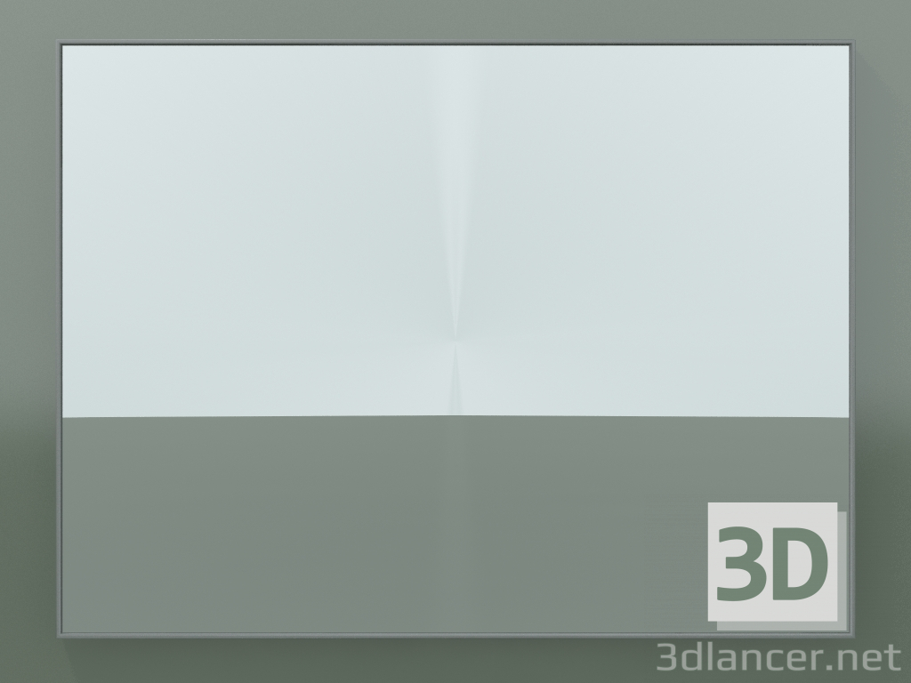 modello 3D Specchio Rettangolo (8ATDC0001, Silver Grey C35, Н 72, L 96 cm) - anteprima