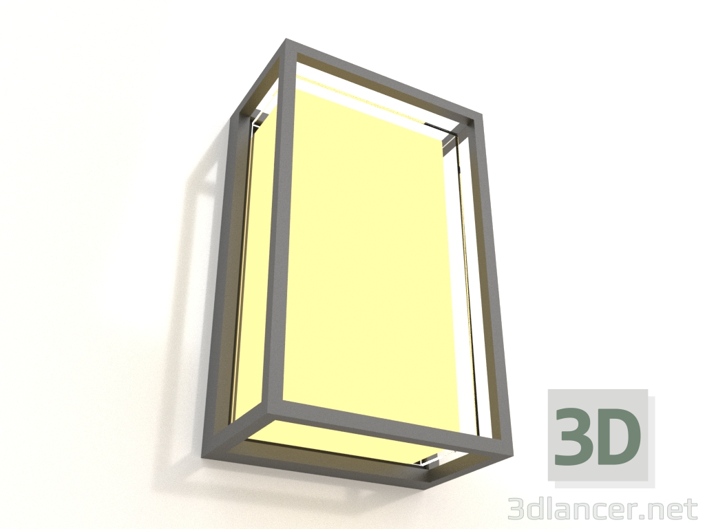 3D Modell Wand-Straßenlampe (7063) - Vorschau