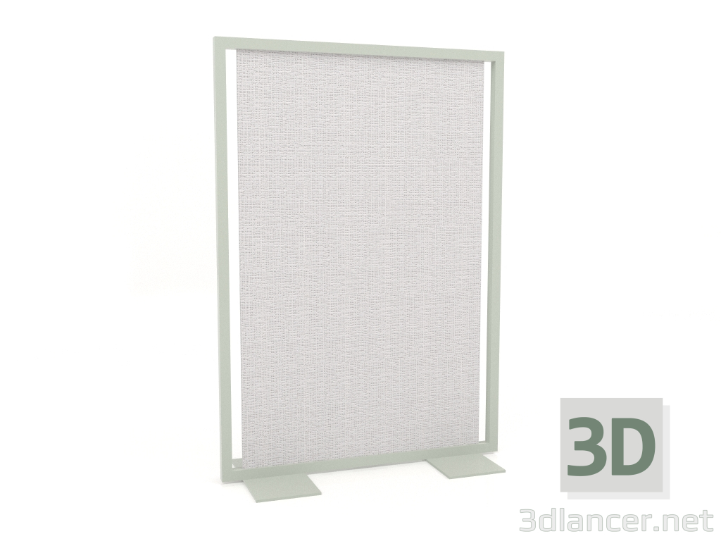 3D Modell Bildschirmtrennwand 120x170 (Zementgrau) - Vorschau