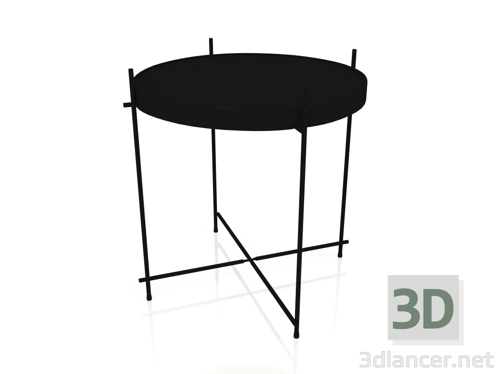 Modelo 3d Mesa lateral Cupido (Preto) - preview