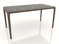 Стол Касаури с керамогранитом 1500х800 мм (Walnut dark, вариант 2)
