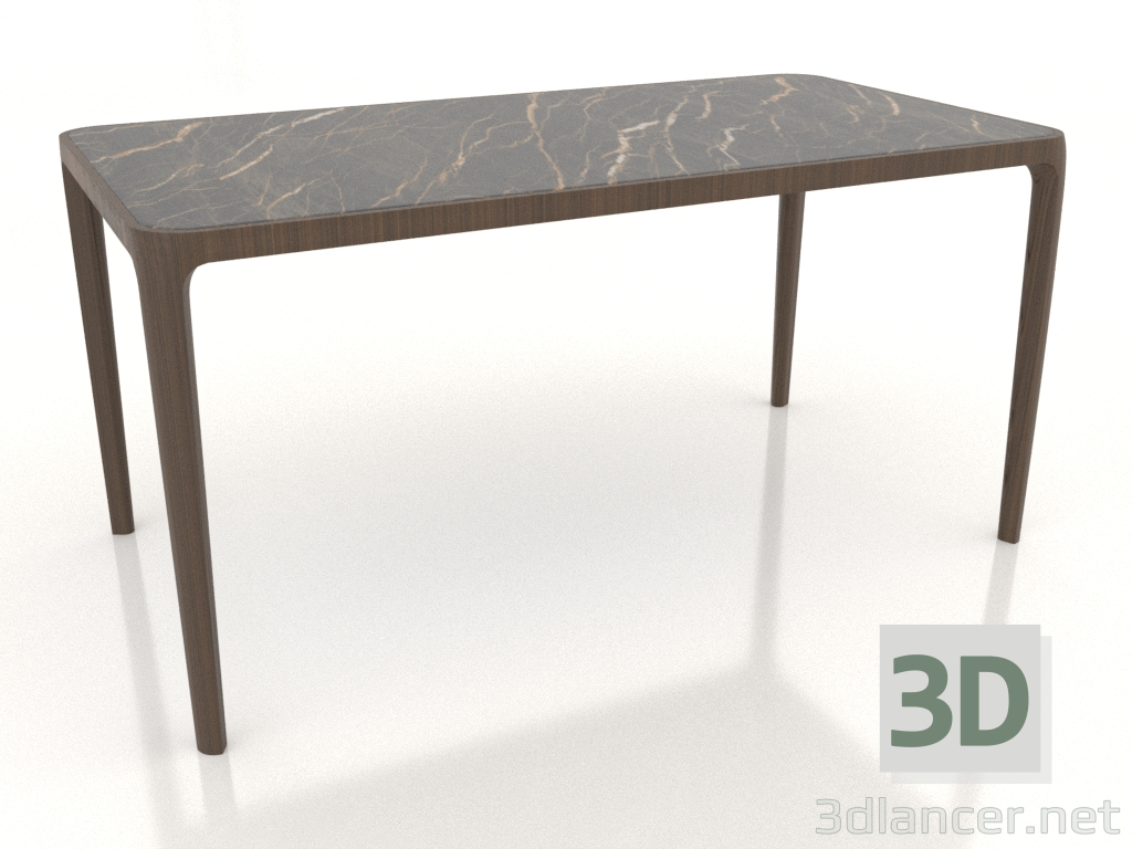 modèle 3D Table Casauri en grès cérame 1500x800 mm (Noyer foncé, option 2) - preview