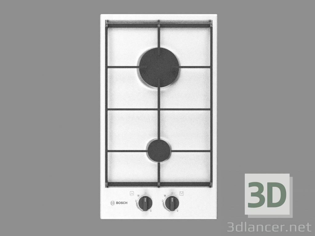 modèle 3D Cuisinière à gaz intégrée (table de cuisson) PCD345DA - preview