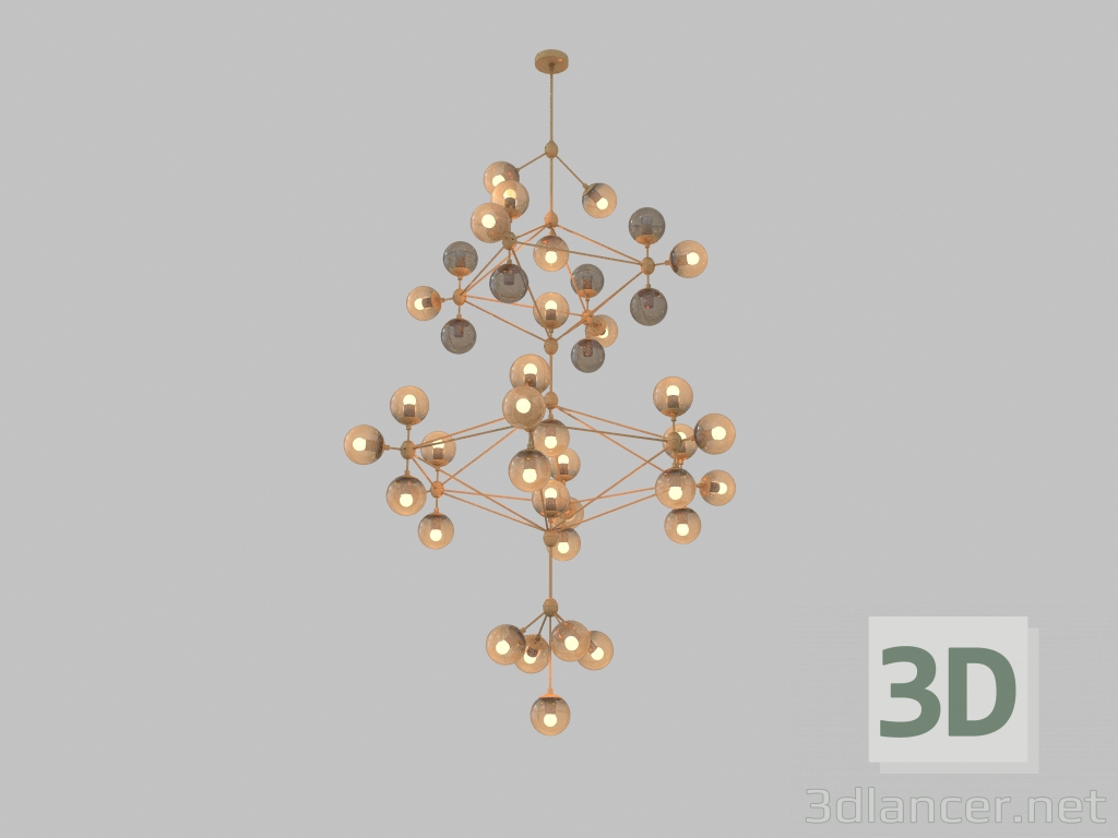 3D Modell Kronleuchter (5841C) - Vorschau