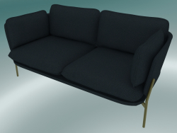 Sofa Sofa (LN2, 84x168 H 75cm, Bronzierte Beine, Sunniva 2 192)