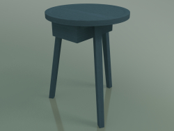 Table d'appoint avec tiroir (45, bleu)