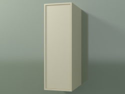 Wall cabinet with 1 door (8BUABDD01, 8BUABDS01, Bone C39, L 24, P 36, H 72 cm)