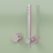 modello 3D Miscelatore vasca-doccia idropressivo con doccetta (17 58, OR) - anteprima