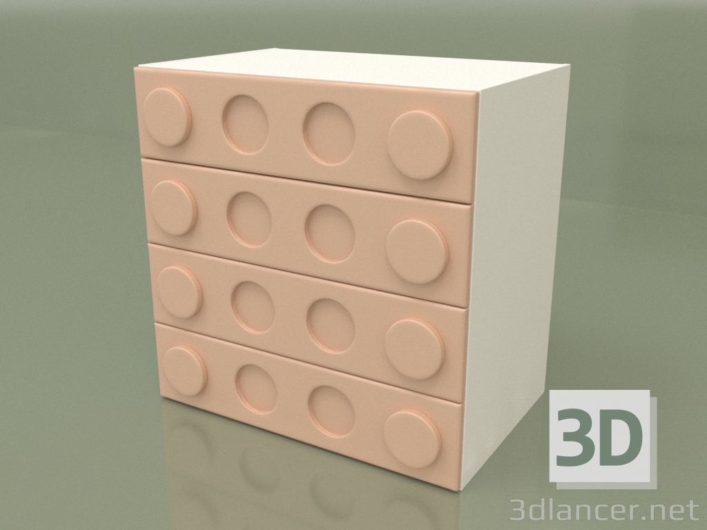 3D modeli Çekmeceli (Zencefil) - önizleme