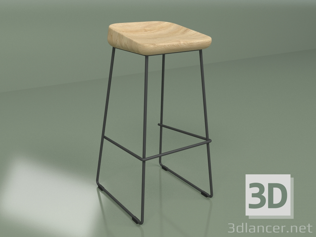 3d model Bar stool WAVE - preview
