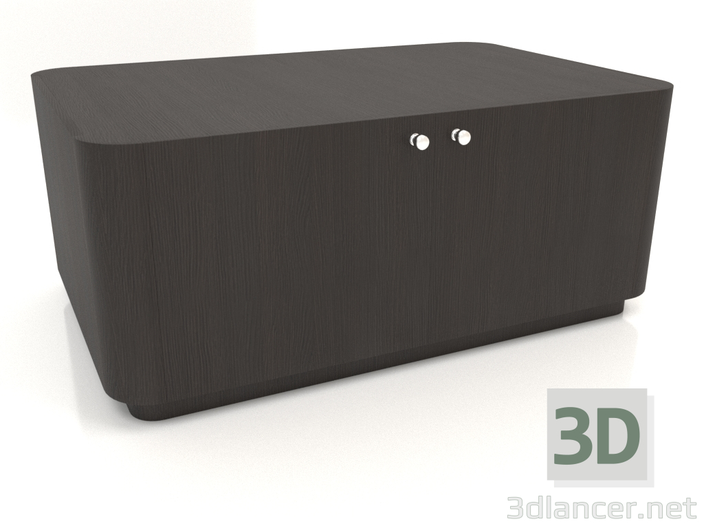 3d model Mueble TM 032 (1060x700x450, madera marrón oscuro) - vista previa