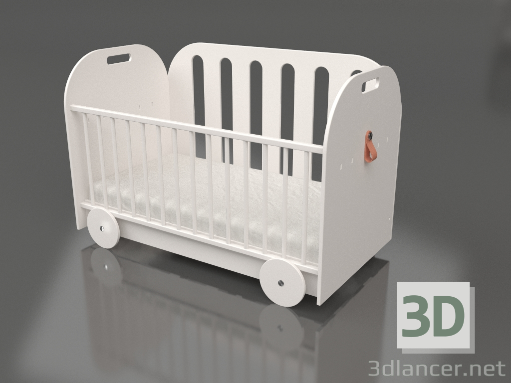 3d модель Ліжко дитяче XXS (варіант 3) – превью