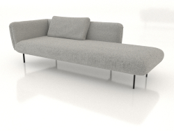 Chaise longue 225 sinistra (opzione 2)
