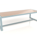 3d model Dining table with glass top 268 (Blue gray) - preview