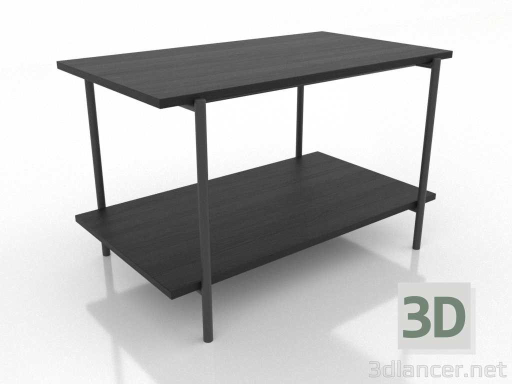 3D Modell Couchtisch 1.800 mm (schwarz RAL 9005) - Vorschau 3D Modell Couchtisch 1.800 mm (schwarz RAL 9005) - Vorschau