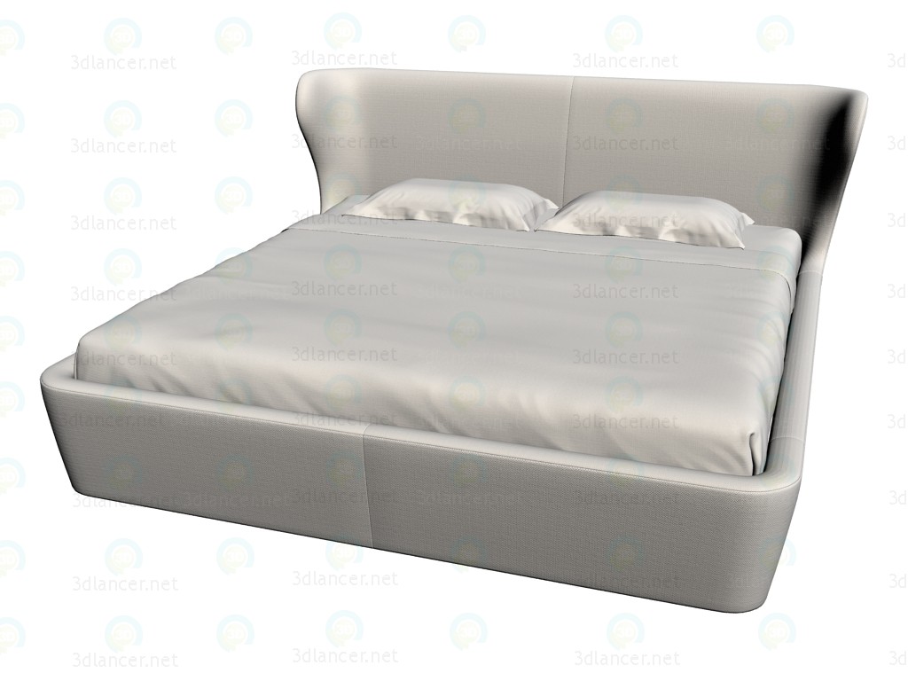 3D Modell Bett LP193 - Vorschau