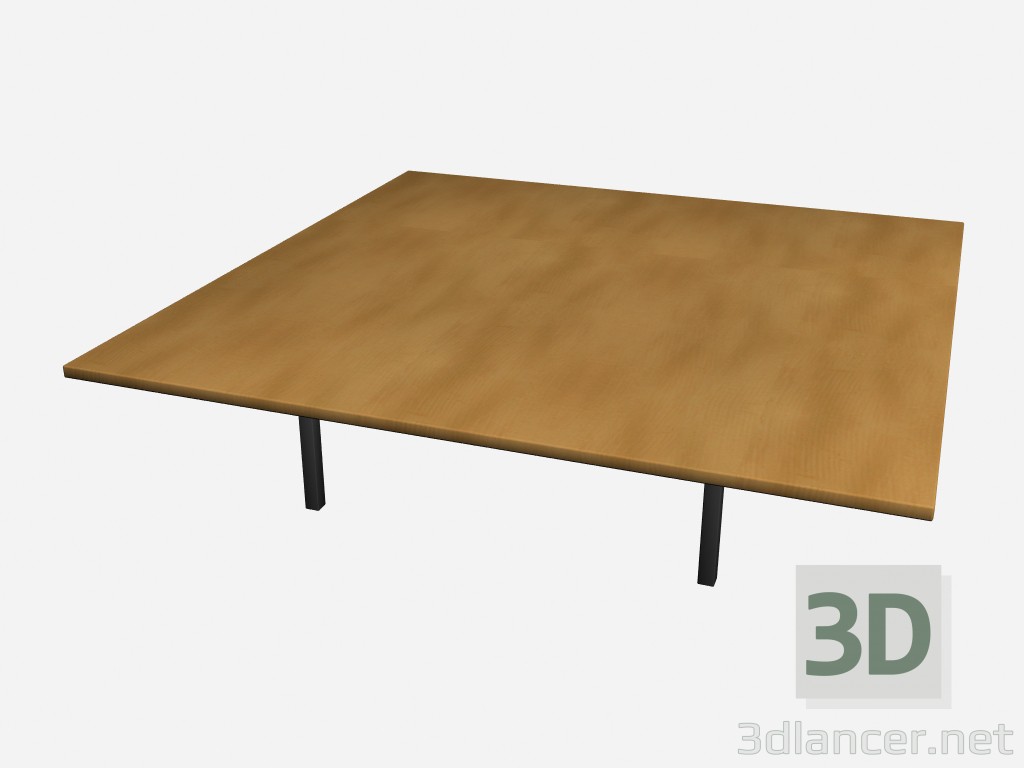 modèle 3D Carré de table basse (carré) - preview