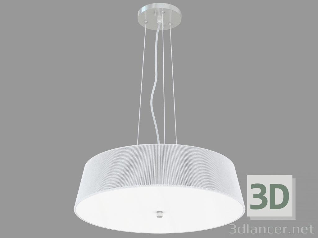 modello 3D lampada a sospensione (S111012 4white) - anteprima