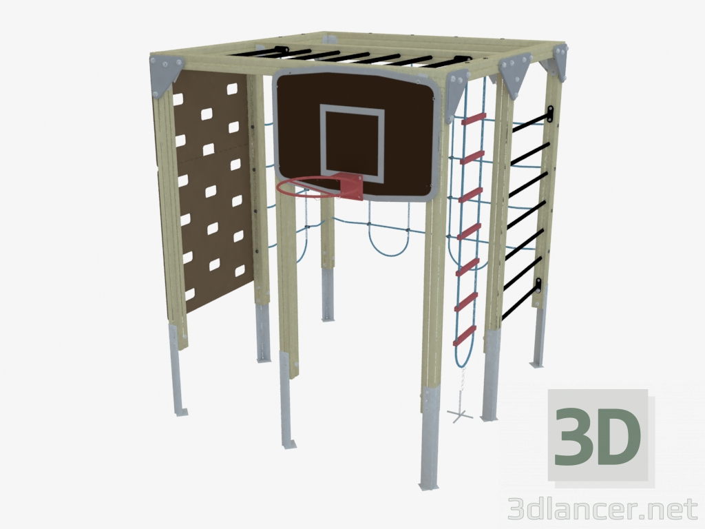 3D modeli Çocuk oyun kompleksi (7834) - önizleme