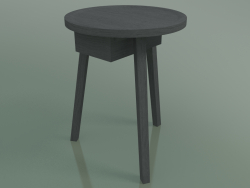 Table d'appoint avec tiroir (45, gris)