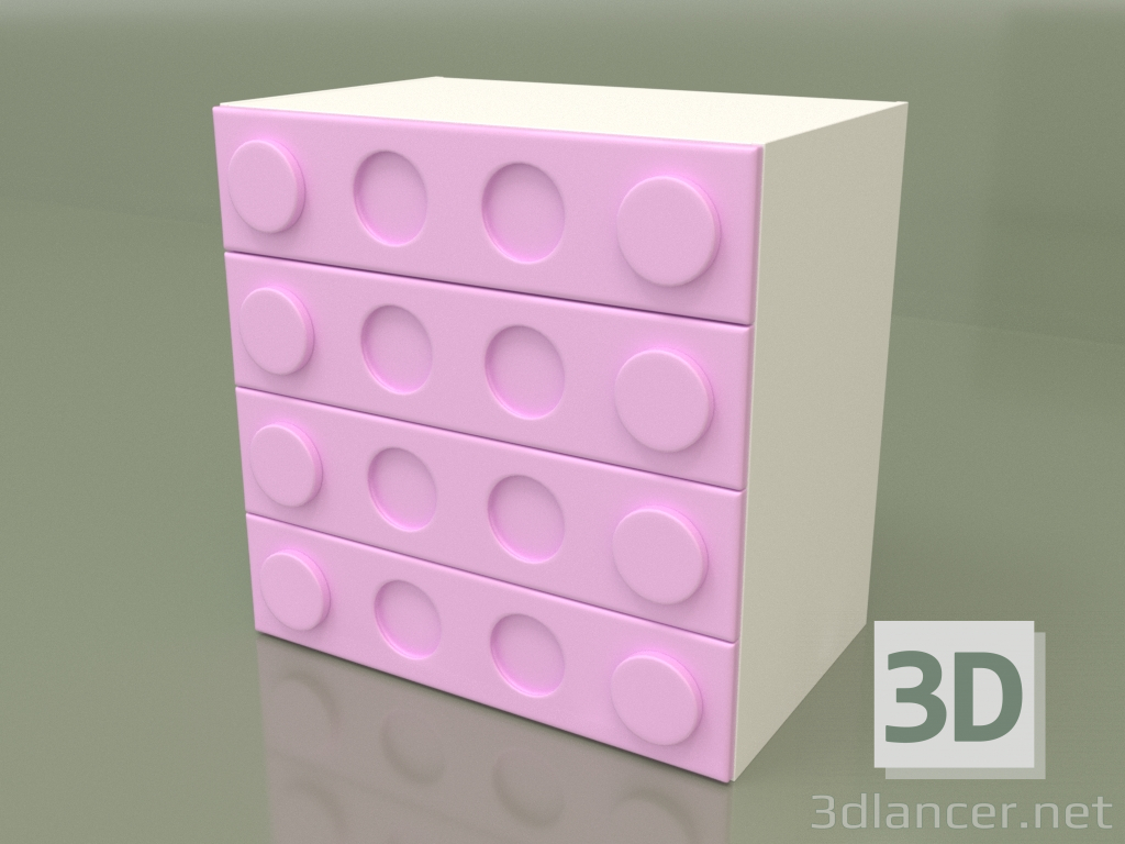 3d model Chest of drawers (Iris) - preview