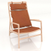 3d model Leisure chair Dedo with leather upholstery - preview