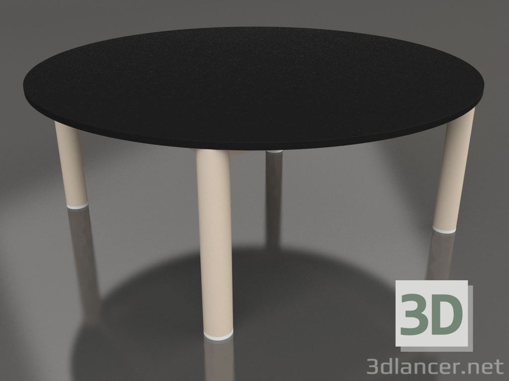 3d model Coffee table D 90 (Sand, DEKTON Domoos) - preview