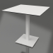 3D modeli Sütun ayaklı yemek masası 70x70 (Gri) - önizleme