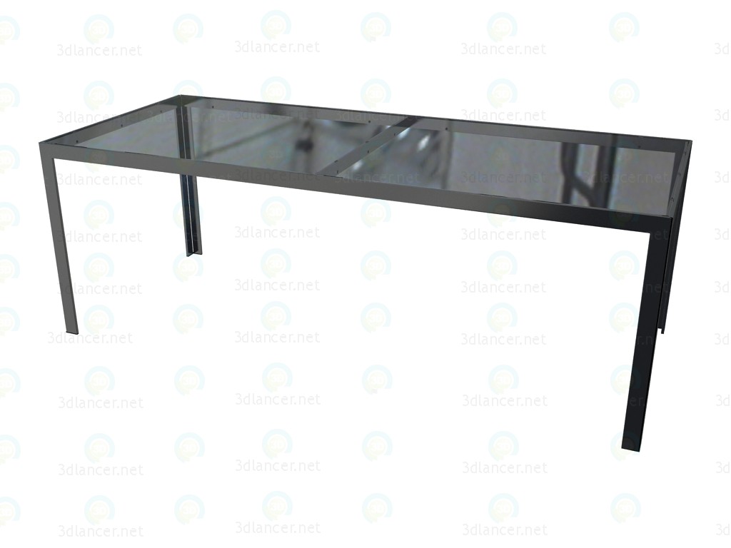 modello 3D Sala da pranzo tavolo Tbt200 8 - anteprima