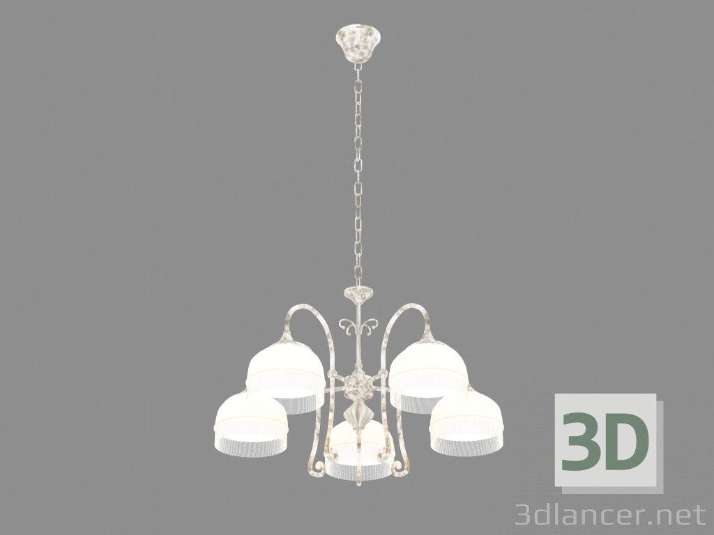 3d model Chandelier A2116LM-5WG - preview