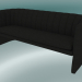 Modelo 3d Preguiçoso triplo do sofá (SC26, H 75cm, 185x65cm, pedra de veludo 11) - preview