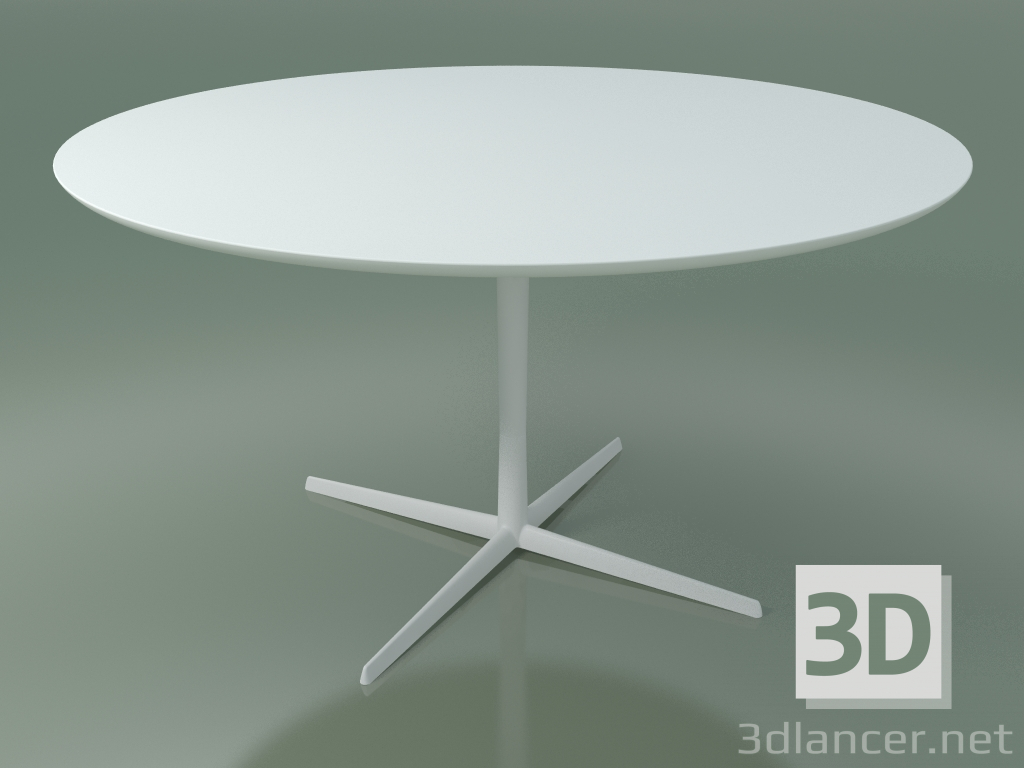 3D Modell Runder Tisch 0794 (H 74 - T 134 cm, F01, V12) - Vorschau
